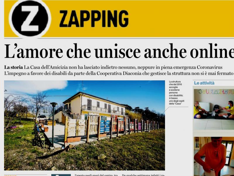 Emergenza Virus Casa dell'amicizia 